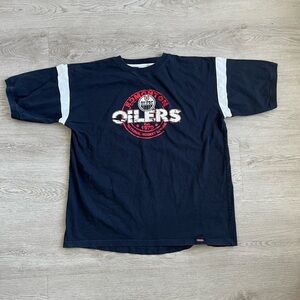 Vintage Edmonton Oilers Black Short Sleeve Tee